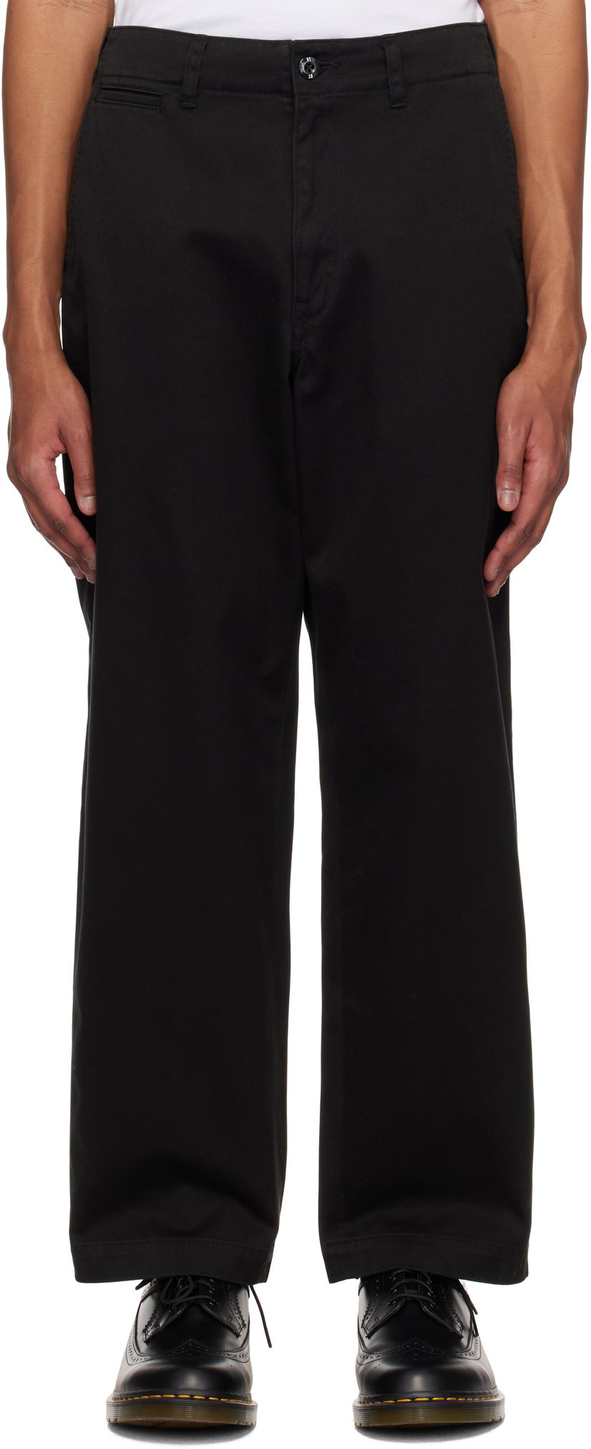 Штани Neighborhood Neighborhood Classic Trousers чорний | 242AQNH-PTM04