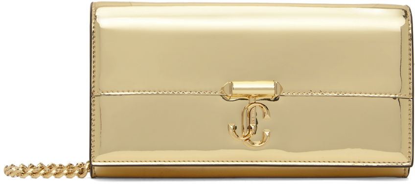 Сумочка Jimmy Choo Jimmy Choo Avenue Wallet Bag Металік | AVENUE WALLET/CHAIN MIF, 0