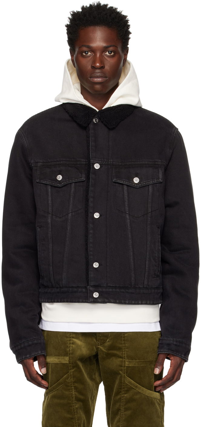 Куртка We11done We11done Regular Fit Denim Jacket чорний | WD-DJ3-22-362-U-BK