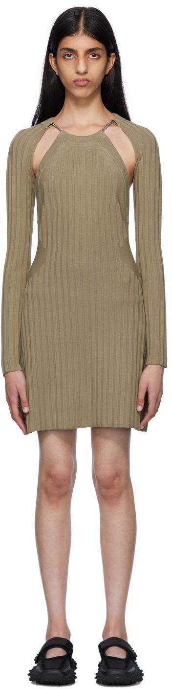 плаття Eytys Cutout Detail Bodycon Mini Dress Зелений | CLHA