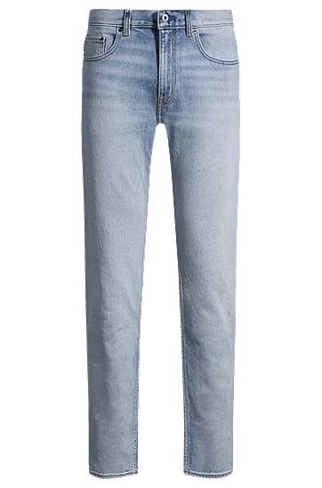 Джинси BOSS Slim-Fit Stonewashed Jeans Синій | 50529218