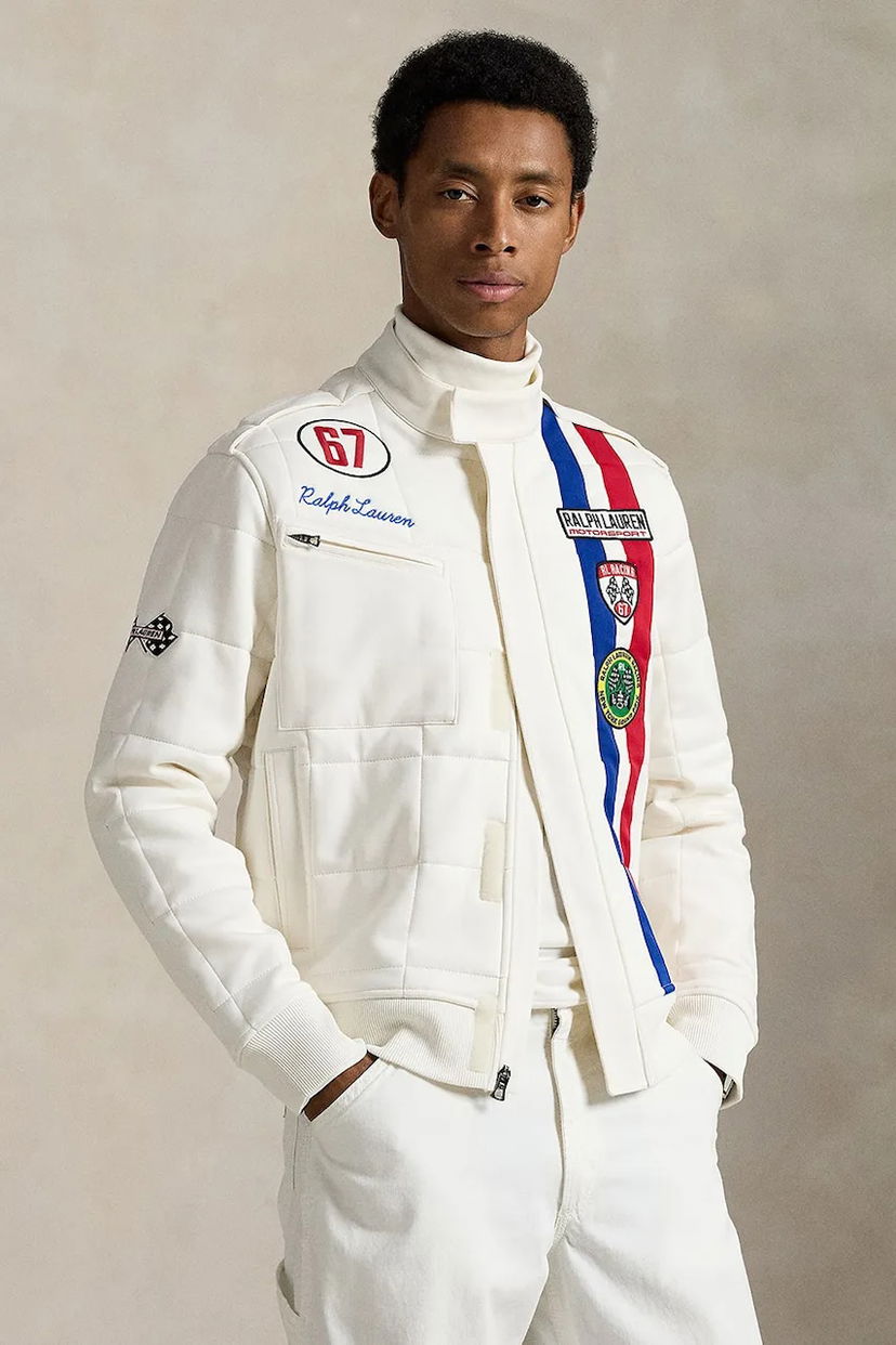 Куртка Polo by Ralph Lauren Ralph Lauren Motorsport Full Zip Jacket білий | 710972332