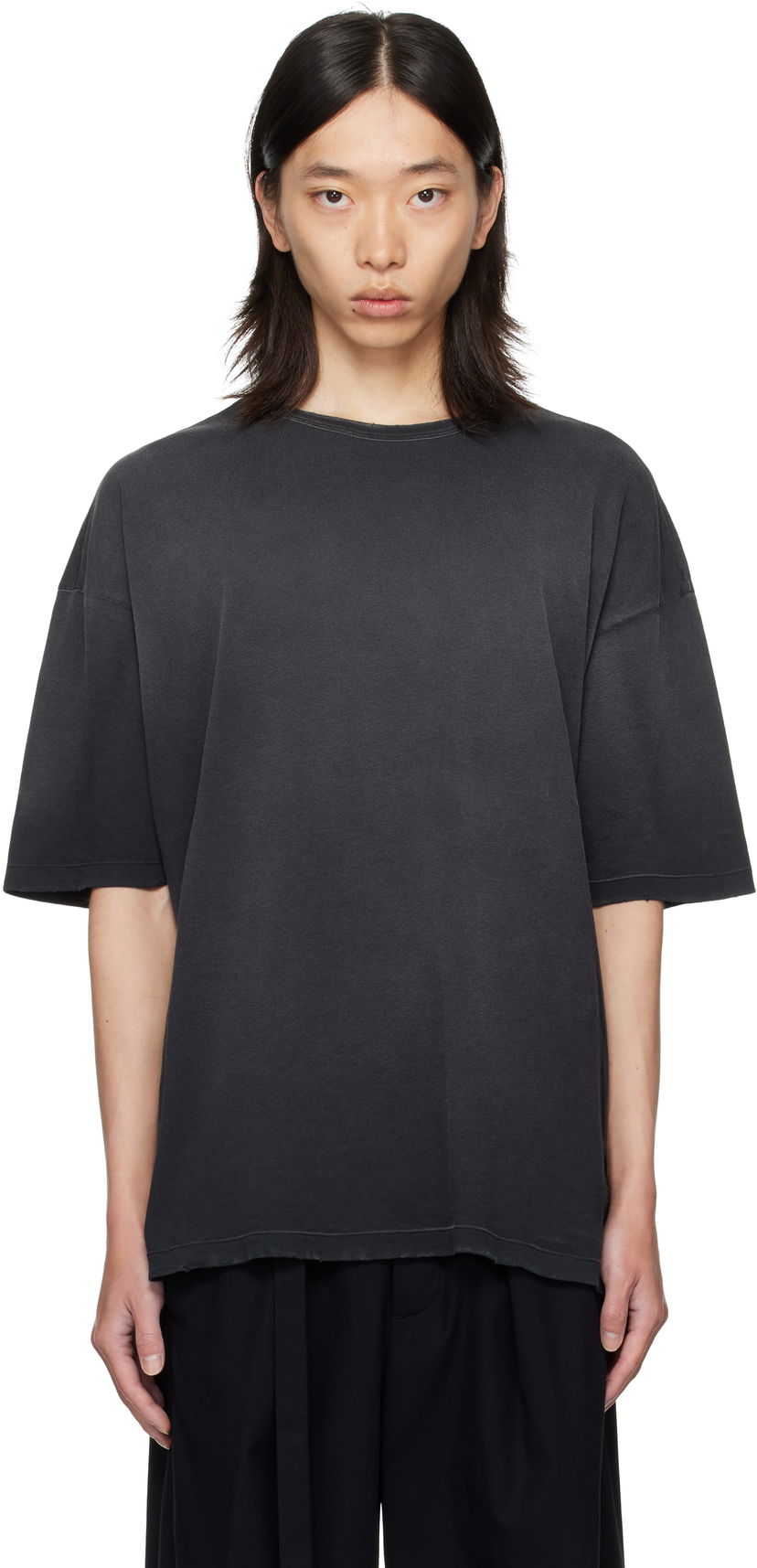 Футболка Ann Demeulemeester Ann Demeulemeester Dieter T-Shirt чорний | B0013630-FA637-098