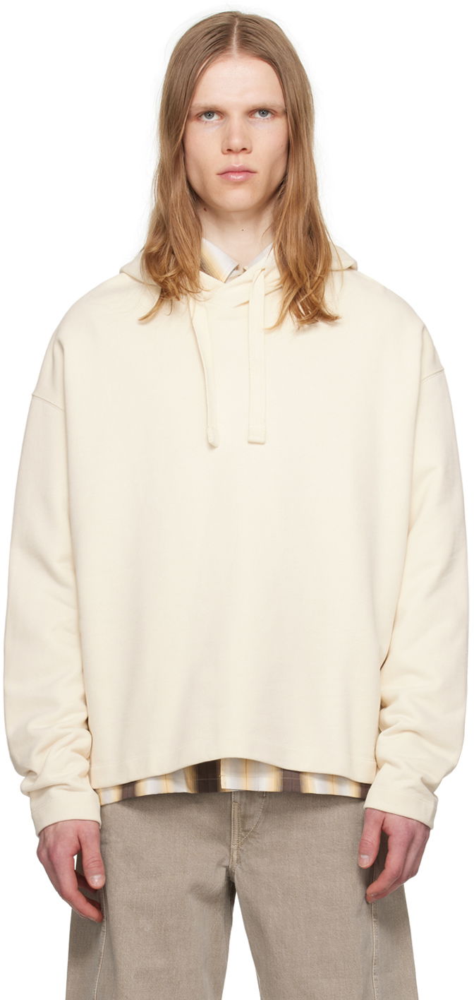 Світшоти LEMAIRE LEMAIRE Minimal Hoodie бежевий | TO1172 LJ1012