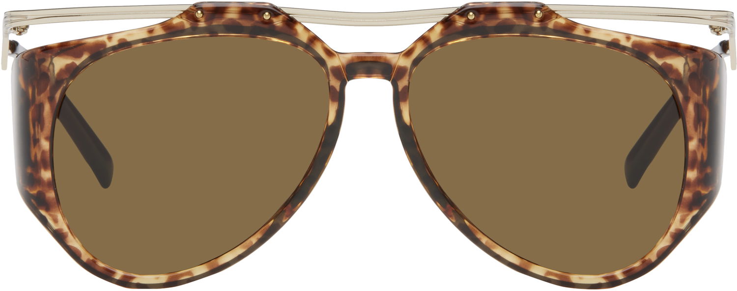 Сонцезахисні окуляри Saint Laurent Saint Laurent SL M137 Amelia Sunglasses Коричневий | SL M137 AMELIA-002, 0