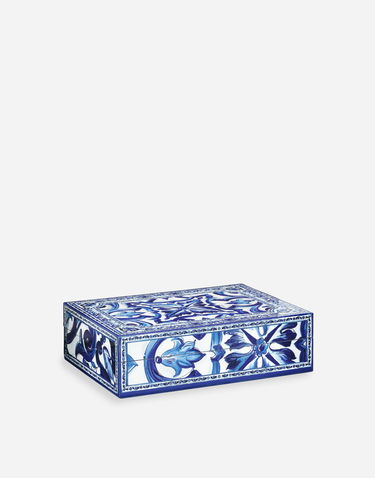 Домашній декор Dolce & Gabbana Dolce & Gabbana Large Decorated Plexiglass Box Onesize Синій | TCC201TCAMYUB008, 2