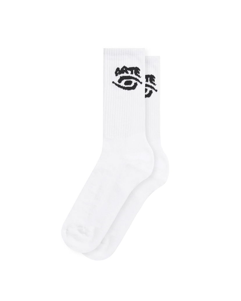 Шкарпетки Arte Antwerp Arte Antwerp Eye Crew Socks білий | AW25-237M-WHT