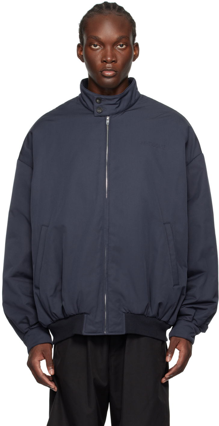 Куртка бомбер We11done We11done Harrington  Jacket Синій | WD-JP2-24-061-M-NV