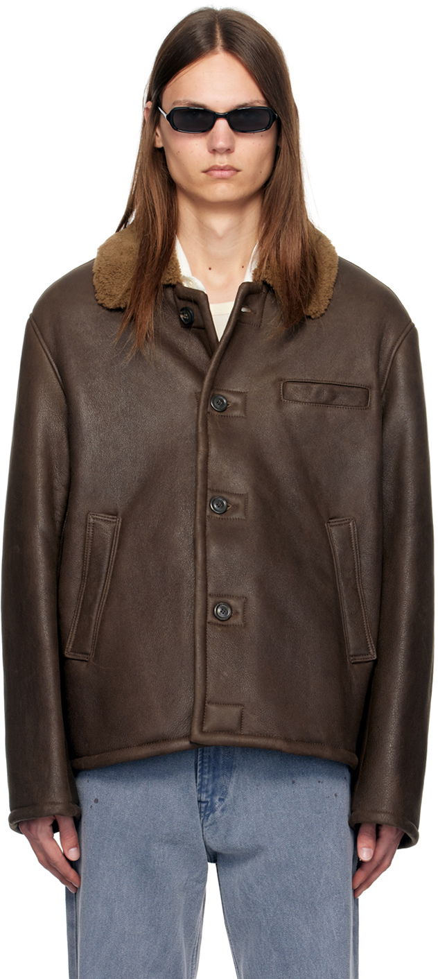 Куртка OUR LEGACY Our Legacy Alaska Shearling Jacket Коричневий | M4249AR
