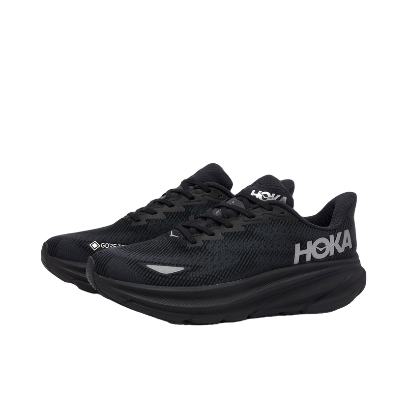 бігти Hoka One One M Clifton 9 GTX in Black, Size UK 10 | END. Clothing чорний | 1141470F-BBLC