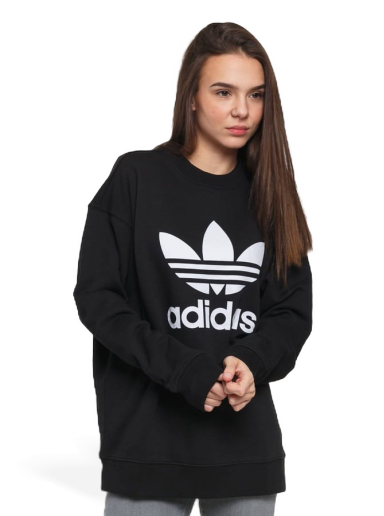 Світшоти adidas Originals Trefoil Crew Sweat чорний | FM3272