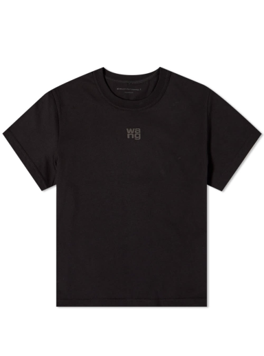 Футболка Alexander Wang Essential Shrunken Tee чорний | 4CC3221358-001