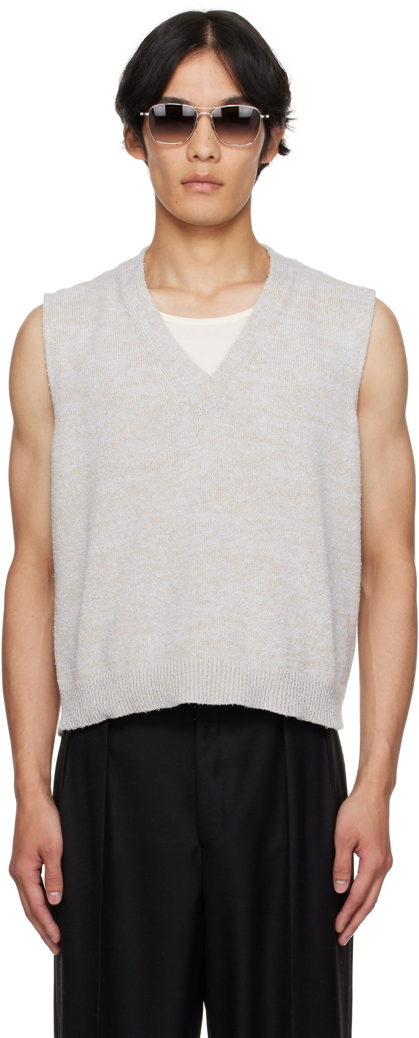 Жилет Maison Margiela Maison Margiela Knit Vest бежевий | S50FB0115 M13152