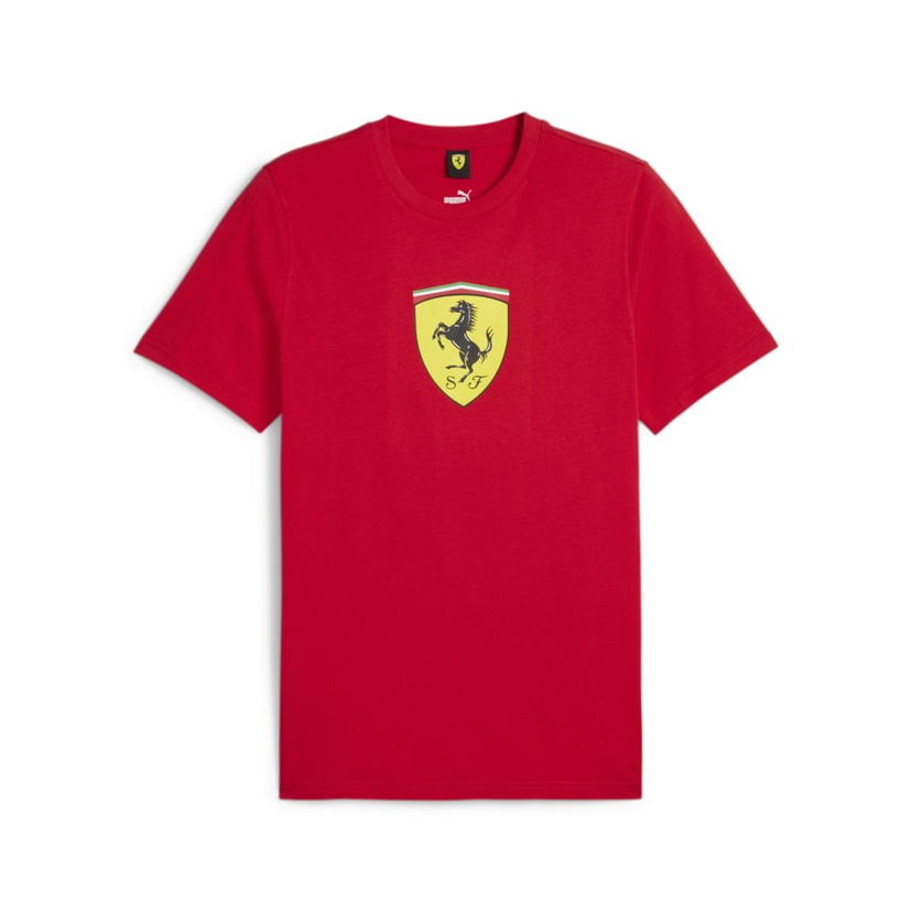 Футболка Puma Ferrari Race Big Shield T Coloured S Червоний | 623805-02