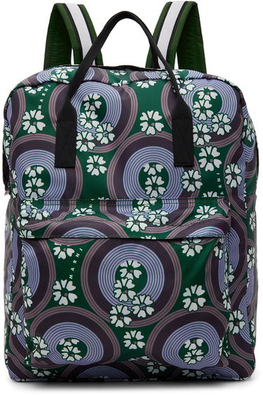 Рюкзак Marni Marni 70s Circles Print Backpack Зелений | M00965, 0