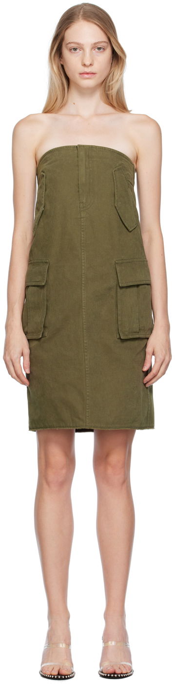 плаття We11done We11done Cargo Midi Skirt Зелений | WD-OP3-23-175-W-KK
