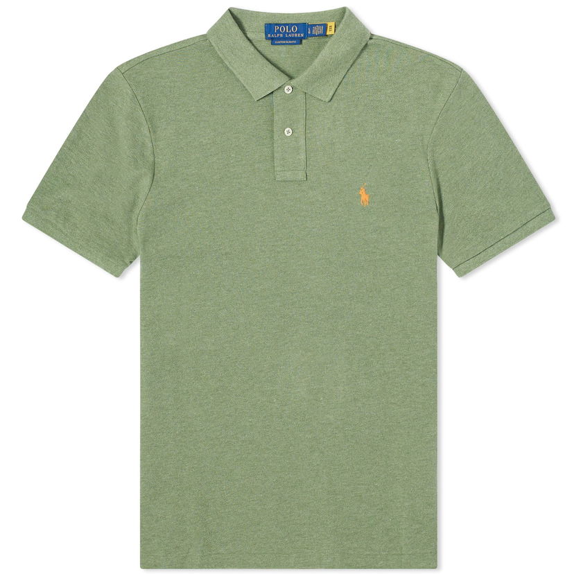 Сорочка поло Polo by Ralph Lauren Custom Fit Polo Shirt Зелений | 710680784367
