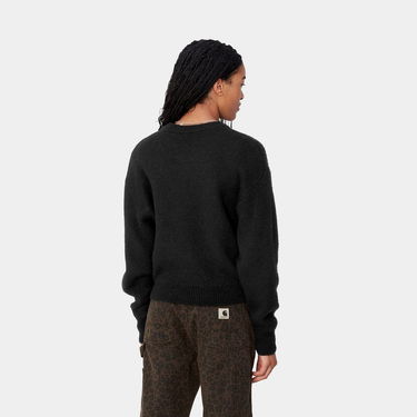 Cветр Carhartt WIP Merton Cropped Crewneck Sweater чорний | I033910_8, 2