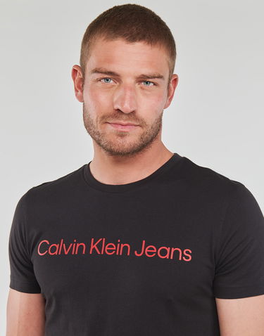 Футболка CALVIN KLEIN CORE INSTITUTIONAL LOGO SLIM TEE чорний | J30J322552-0GM, 4