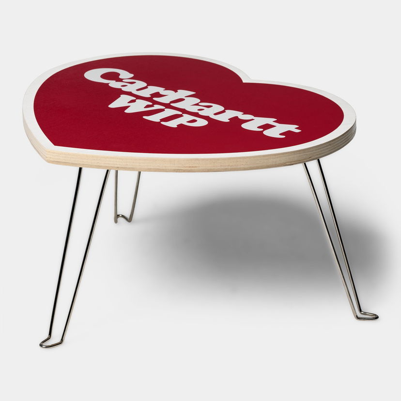 Домашній декор Carhartt WIP Carhartt WIP Heart Folding Table Червоний | I035830_2