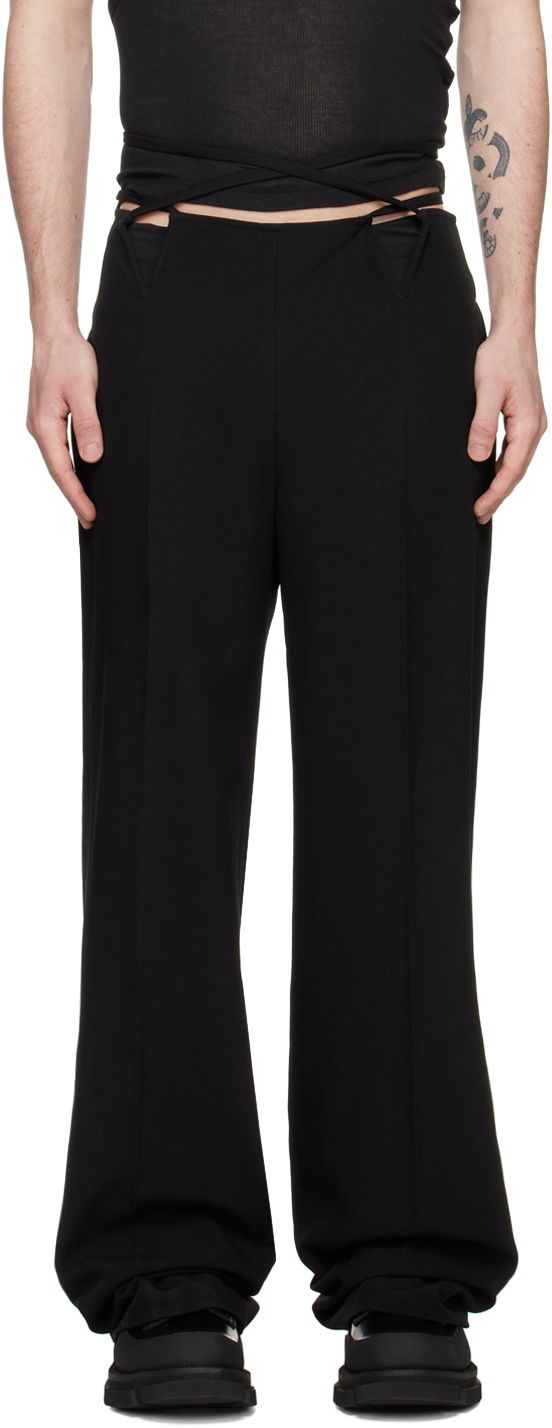 Штани Dion Lee V-Wire Detail Tailored Trousers чорний | C2104R23