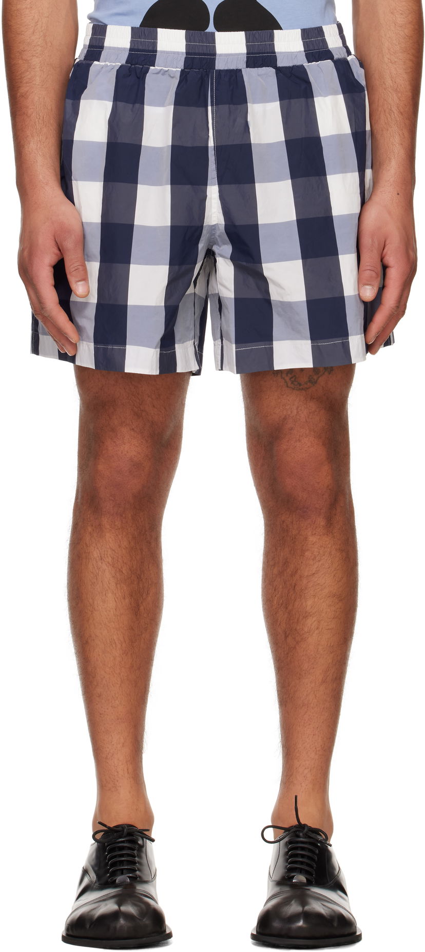 Купальники Walter Van Beirendonck Walter Van Beirendonck Checked Casual Shorts Синій | 2012