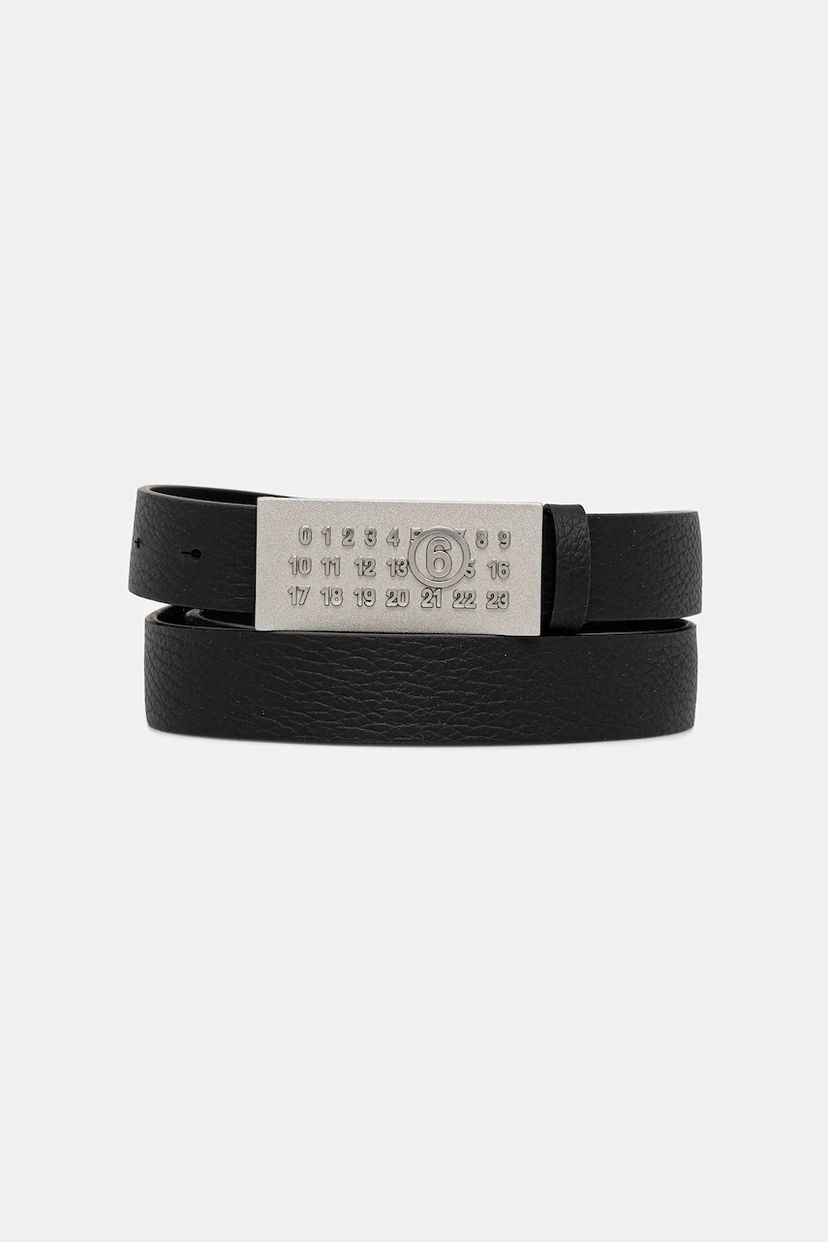 Ремені Maison Margiela MM6 Maison Margiela Numbers Belt чорний | SA6TP0010.P8326.T8013