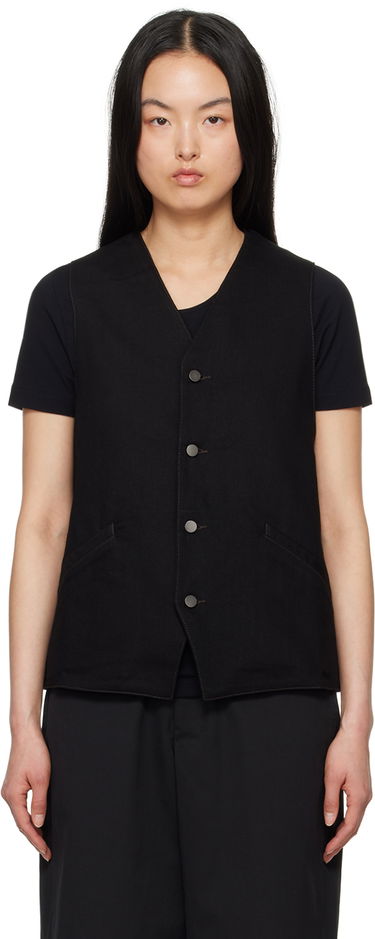 Жилет LEMAIRE Lemaire Button Denim Vest чорний | OW1071 LD1004, 0