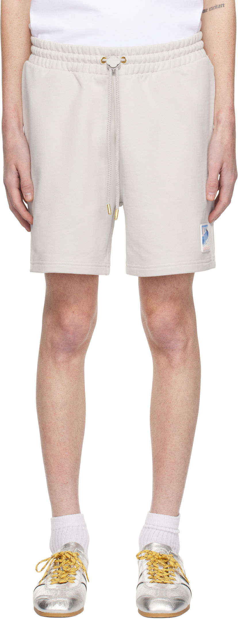 Шорти Casablanca Temple Graphic Shorts Сірий | MPS25-JTR-003-02