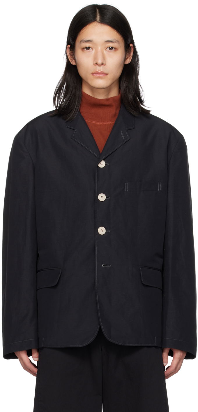Тренчкот LEMAIRE LEMAIRE Short Blazer чорний | JA1004 LF1019