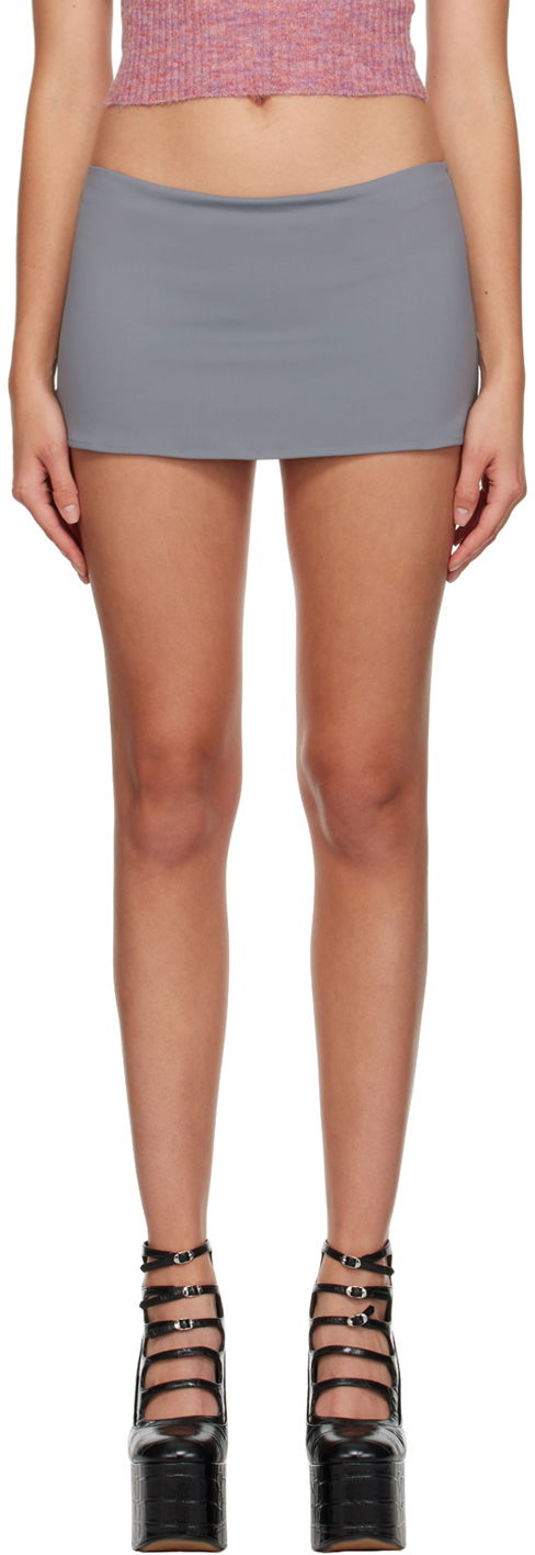 Спідниця GUIZIO Guizio Micro Miniskirt Сірий | F23510K014