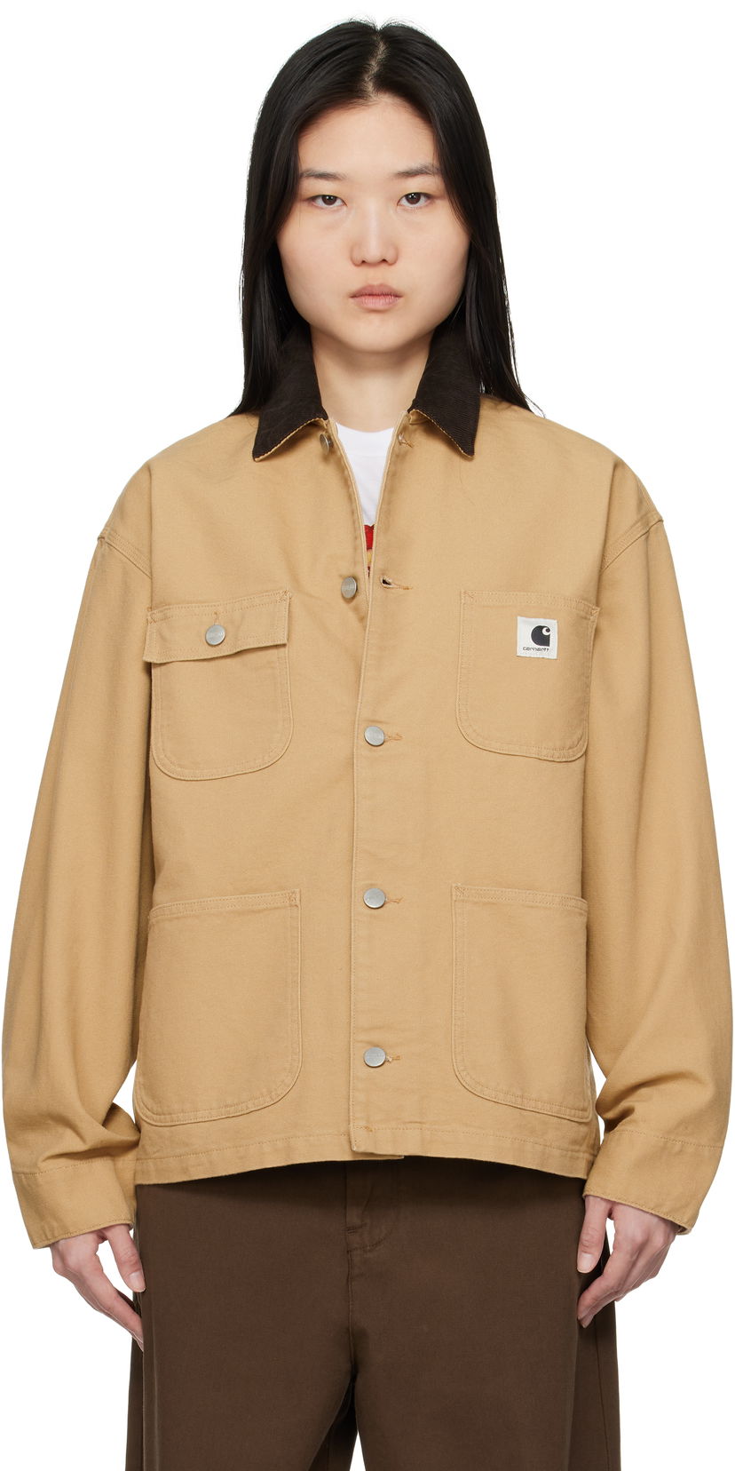 Куртка Carhartt WIP Work In Progress OG Michigan Chore Coat бежевий | I031570 2N202