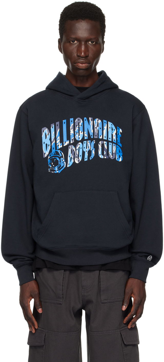 Світшоти BILLIONAIRE BOYS CLUB Camo Arch Logo Hoodie темно-синій | B24231