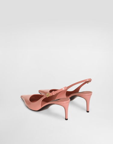 Аксесуари Dolce & Gabbana Dolce & Gabbana Polished Calfskin Slingbacks Рожевий | CG0805A103780405, 2