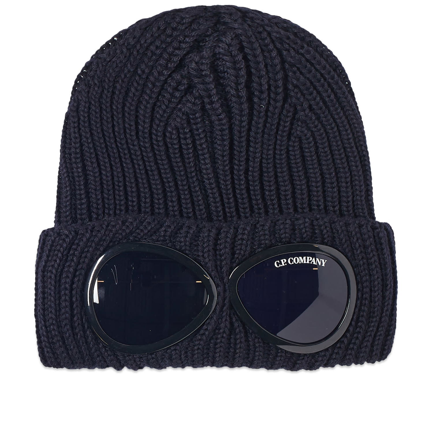 Шапка C.P. Company Goggle Beanie темно-синій | 15CMAC122A-005509A-888, 0