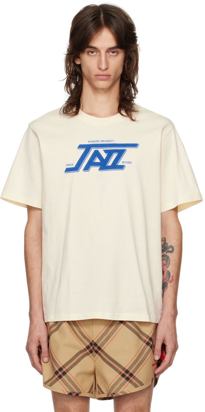 Футболка Wales Bonner Howard University 'Jazz' Print T-shirt білий | UA24JE29-JE08-099