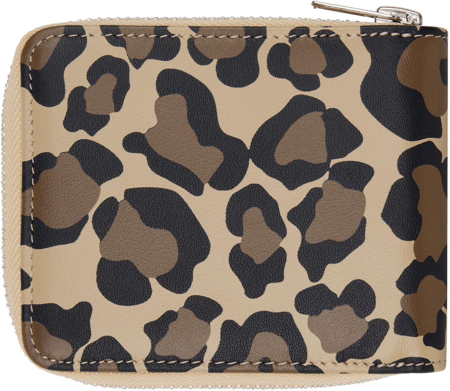 Гаманець BBC IceCream ICECREAM Leopard Print Zip Wallet бежевий | IC25164, 1