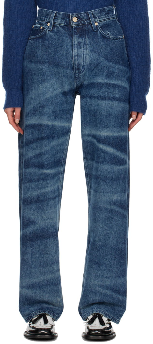 Джинси Eytys Benz Wide Leg Jeans Синій | A039049