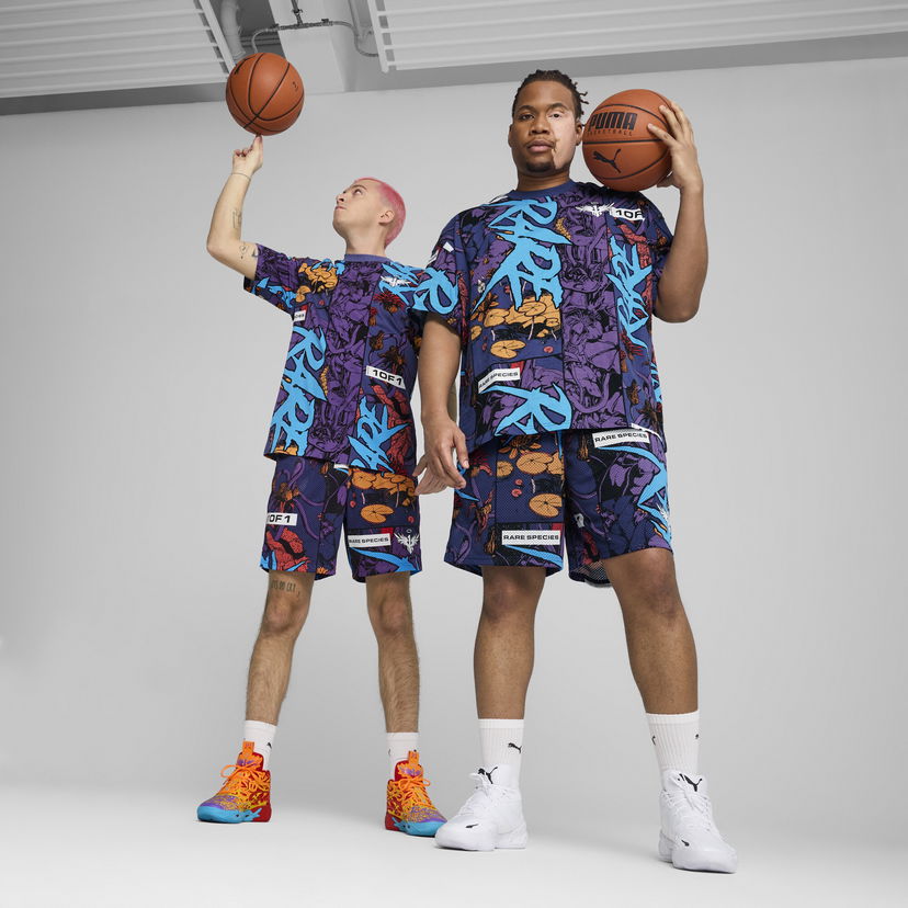 Шорти Puma Melo Phoenix Basketball Shorts Фіолетовий | 630689_01