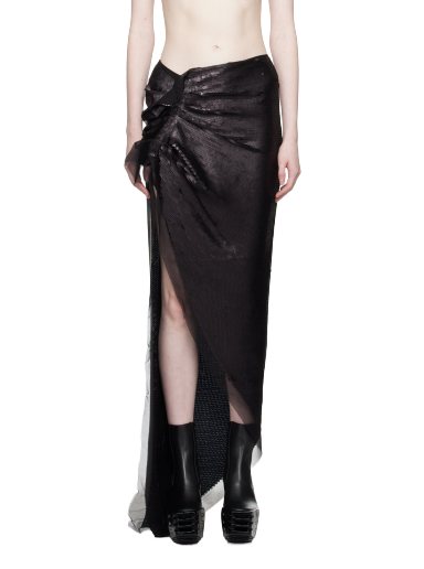 Спідниця Rick Owens Edfu Maxi Skirt чорний | RO02C1372 SEM1