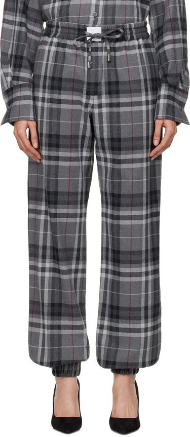 Спортивні штани The Attico Attico Plaid Drawstring Jogger Pants Сірий | 250WCP00257 CCC050AA, 0