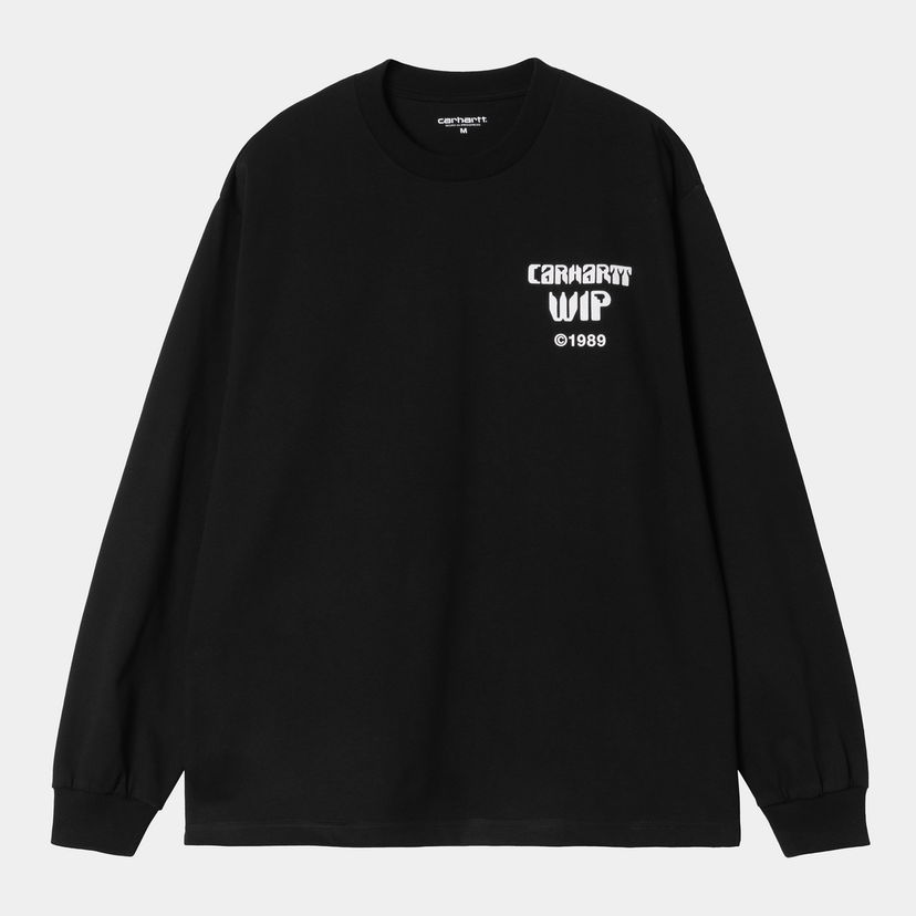 Футболка Carhartt WIP Long Sleeve Better Dreams T-Shirt чорний | I035458_18
