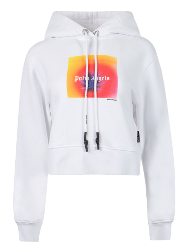 Світшоти Palm Angels x The Webster Square Leaf Hoodie білий | PWBB022G21FLE0070120