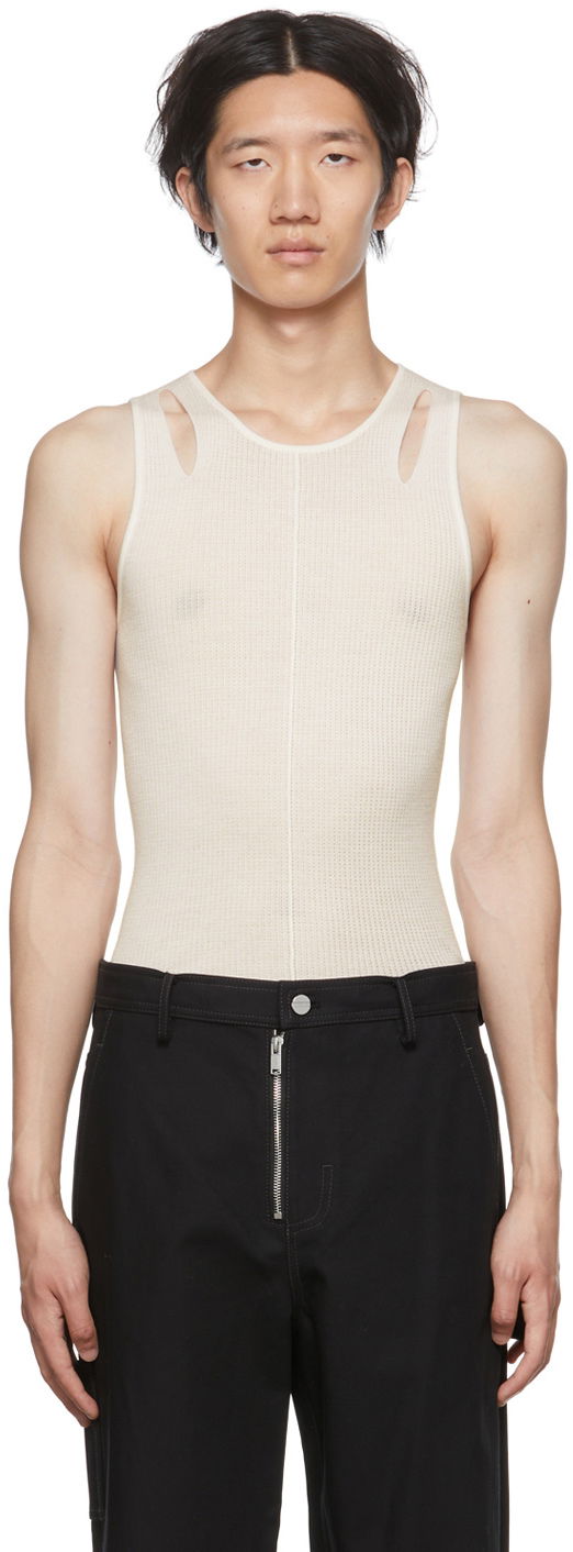 Безрукавка Dion Lee Cutout Tank Top білий | C7089P22