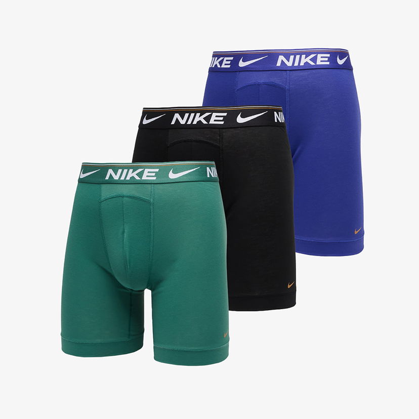 Боксери Nike Dr-FIT Boxer Brief Long 3-Pack чорний | 0000KE1263-F6G