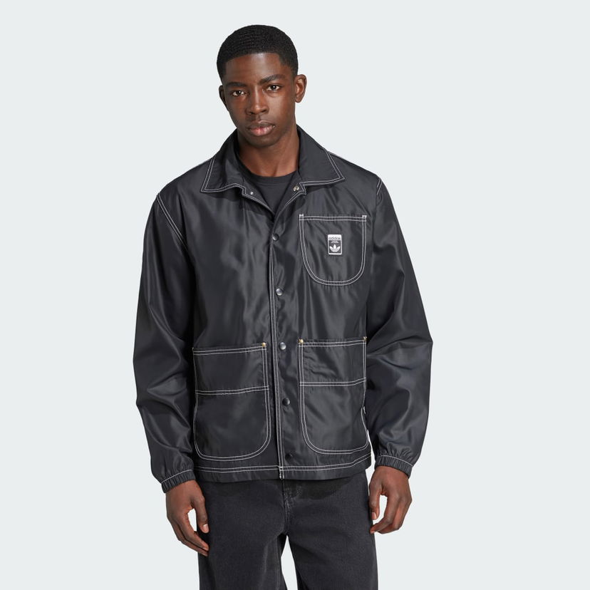Вітровка adidas Performance Regular Wabash Coach Jacket чорний | JW0174