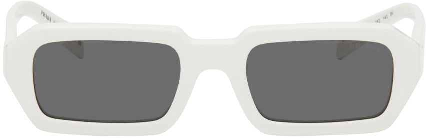 Сонцезахисні окуляри Prada Rectangular Sunglasses білий | 0PR A12S 17K08Z 8056597967891, 0
