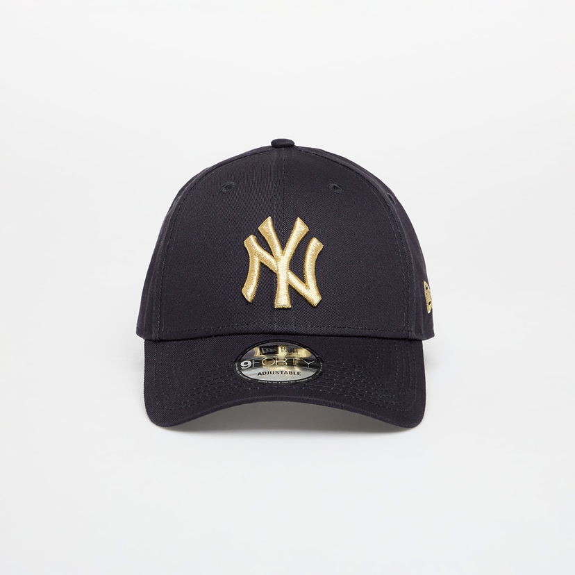 Кепка New Era New Era MLB Metallic 9FORTY New York Yankees Adjustable Cap темно-синій | 60595195
