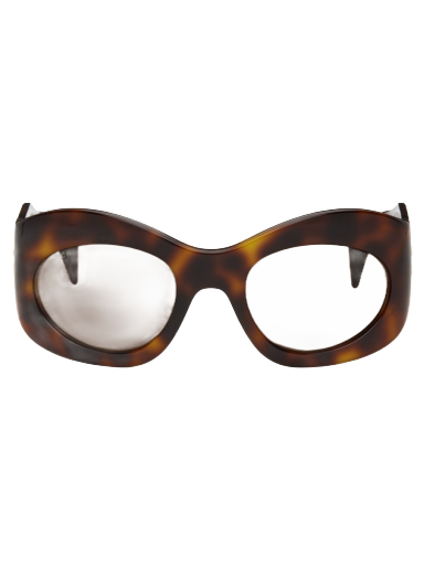 Сонцезахисні окуляри Gucci Wrapped Oval Sunglasses Коричневий | GG1463S-002