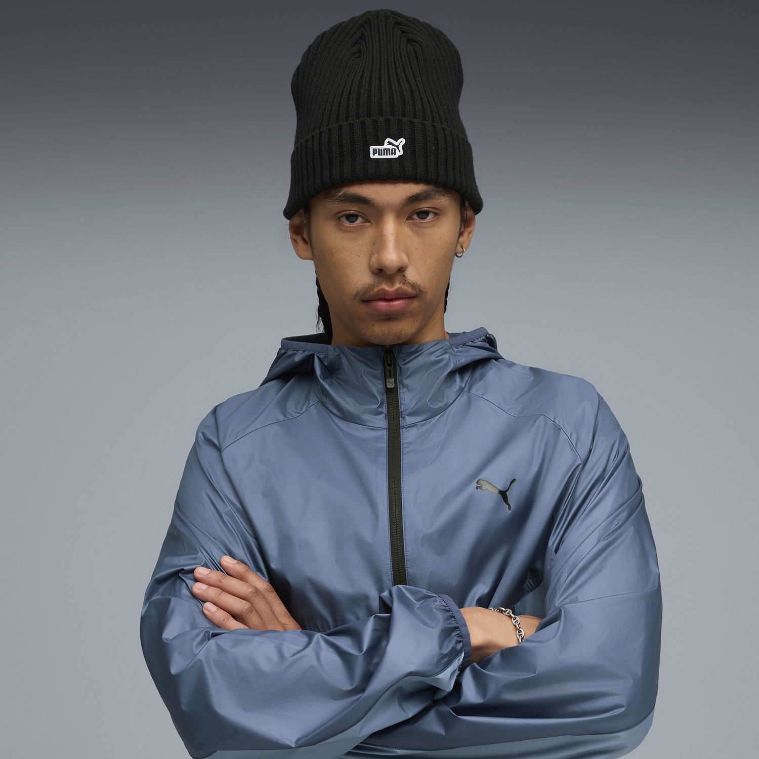 Шапка Puma Essentials Patch Beanie чорний | 026417_01, 1